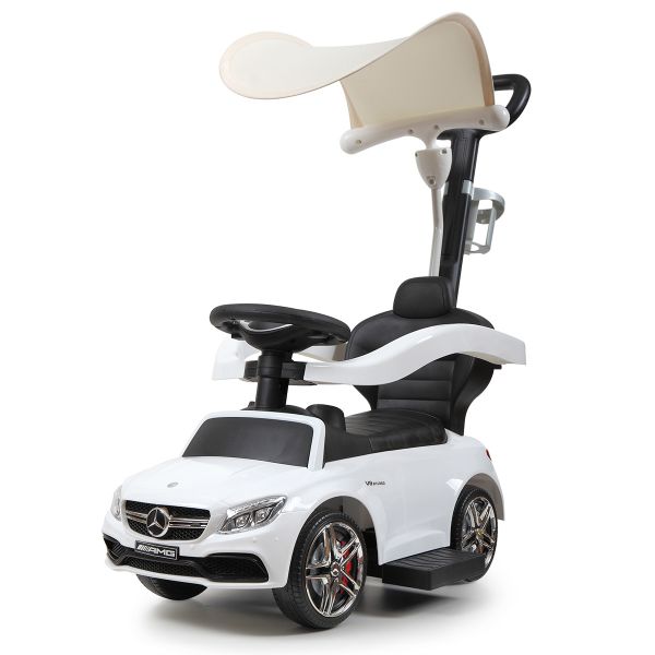 Mercedes 3-in-1 Toddler Ride on Push Car with Music | Jaxpety