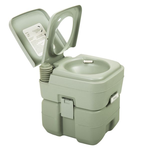 Axonl Portable Toilet, 5 Gallon Waste Tank Camping Portable Potty,  Flushable & Removable Toilet with Detachable Tank for Effortless Cleaning 